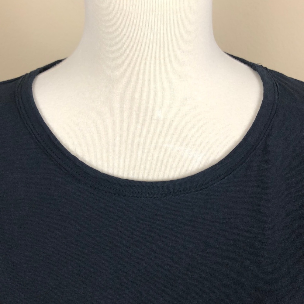 Zara Trafaluc Black Crew Neck Short Sleeve Top - Size Small - Picture 2 of 9